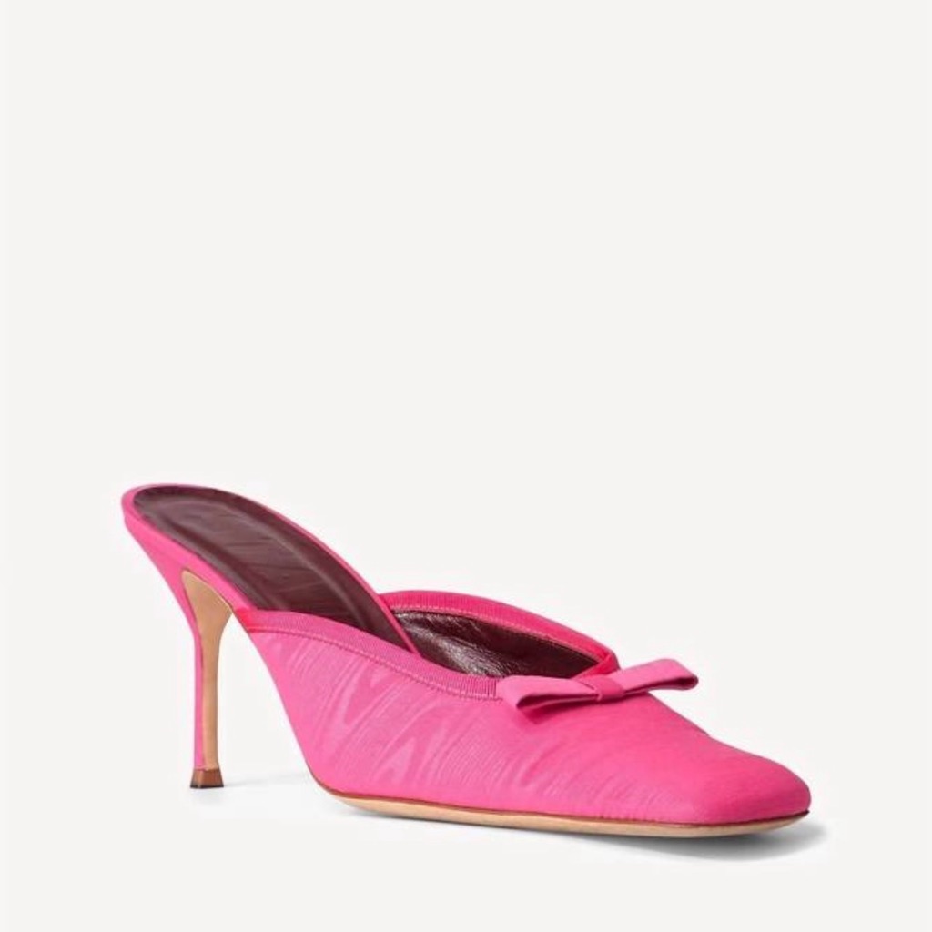 Worn Once Staud Karine Moire Pump Mule In Lollipop - 37